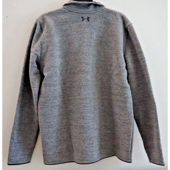 Under Armour Men Sz L Gray Heather Camo Pocket UA Specialist Henley Pullover $80 - Picture 2 of 10